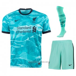Camiseta del+Pantalones+Calcetines Liverpool 2ª Equipacion 2020-2021
