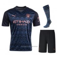 Camiseta del+Pantalones+Calcetines Manchester City 2ª Equipacion 2020-2021