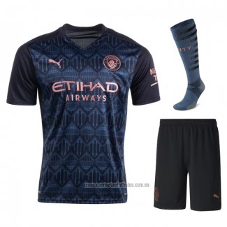 Camiseta del+Pantalones+Calcetines Manchester City 2ª Equipacion 2020-2021