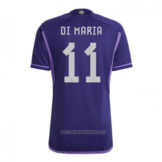 Camiseta del Argentina Jugador Di Maria 2ª Equipacion 2022