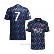Camiseta del Arsenal Jugador Saka 3ª Equipacion 2021-2022