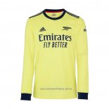 Camiseta del Arsenal 2ª Equipacion Manga Larga 2021-2022