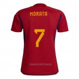 Camiseta del Espana Jugador Morata 1ª Equipacion 2022