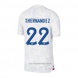 Camiseta del Francia Jugador T.Hernandez 2ª Equipacion 2022
