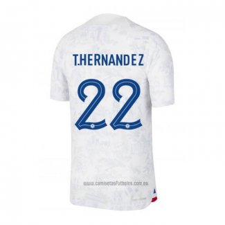 Camiseta del Francia Jugador T.Hernandez 2ª Equipacion 2022