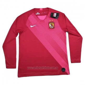 Camiseta del Guangzhou Evergrande 1ª Equipacion Manga Larga 2019