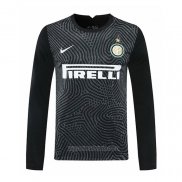 Camiseta del Inter Milan Portero Manga Larga 2020-2021 Negro