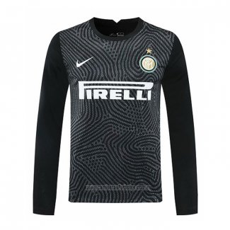 Camiseta del Inter Milan Portero Manga Larga 2020-2021 Negro