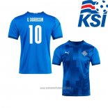 Camiseta del Islandia Jugador G.Sigurdsson 1ª Equipacion 2020