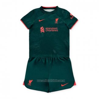 Camiseta del Liverpool 3ª Equipacion Nino 2022-2023