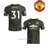Camiseta del Manchester United Jugador Matic 2ª Equipacion 2020-2021