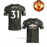 Camiseta del Manchester United Jugador Matic 2ª Equipacion 2020-2021