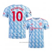 Camiseta del Manchester United Jugador Rashford 2ª Equipacion 2021-2022