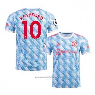 Camiseta del Manchester United Jugador Rashford 2ª Equipacion 2021-2022