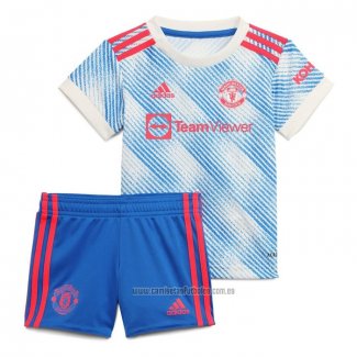 Camiseta del Manchester United 2ª Equipacion Nino 2021-2022