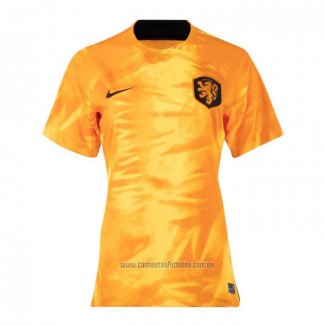 Camiseta del Paises Bajos 1ª Equipacion Mujer 2022