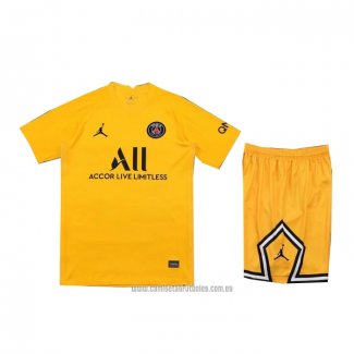 Camiseta del Paris Saint-Germain Portero Nino 2021-2022 Amarillo