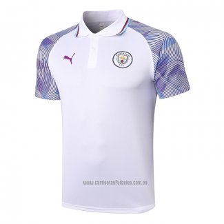 Camiseta Polo del Manchester City 2020-2021 Blanco