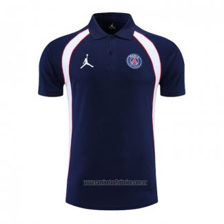 Camiseta Polo del Paris Saint-Germain Jordan 2022-2023 Azul Marino