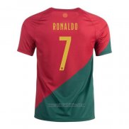 Camiseta del Portugal Jugador Ronaldo 1ª Equipacion 2022