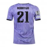 Camiseta del Real Madrid Jugador Rodrygo 2ª Equipacion 2022-2023