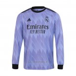 Camiseta del Real Madrid 2ª Equipacion Manga Larga 2022-2023