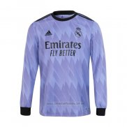 Camiseta del Real Madrid 2ª Equipacion Manga Larga 2022-2023