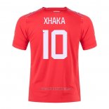 Camiseta del Suiza Jugador Xhaka 1ª Equipacion 2022