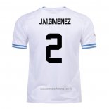 Camiseta del Uruguay Jugador J.M.Gimenez 2ª Equipacion 2022