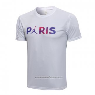 Camiseta de Entrenamiento Paris Saint-Germain Jordan 2021-2022 Blanco