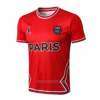 Camiseta de Entrenamiento Paris Saint-Germain Jordan 2022-2023 Rojo