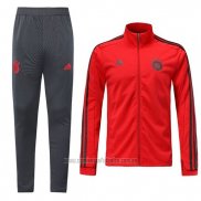 Chandal de Chaqueta del Bayern Munich N98 2019-2020 Rojo