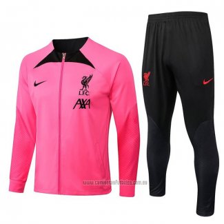 Chandal de Chaqueta del Liverpool 2022-2023 Rosa