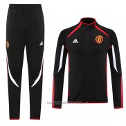 Chandal de Chaqueta del Manchester United Teamgeist 2021-2022 Negro