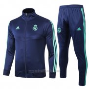 Chandal de Chaqueta del Real Madrid 2019-2020 Azul Oscuro