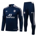 Chandal de Sudadera del Feyenoord 2021-2022 Azul