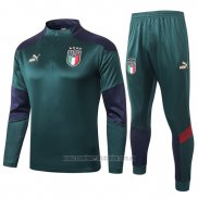 Chandal de Sudadera del Italia 2020 Verde