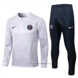 Chandal de Sudadera del Paris Saint-Germain Nino 2022-2023 Blanco