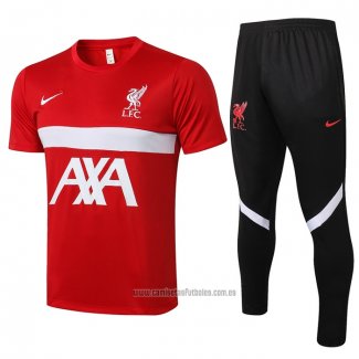 Chandal del Liverpool Manga Corta 2021-2022 Rojo