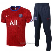 Chandal del Paris Saint-Germain Manga Corta 2020-2021 Rojo