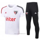 Chandal del Sao Paulo Manga Corta 2020-2021 Blanco