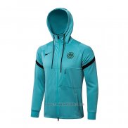 Chaqueta con Capucha del Inter Milan 2021-2022 Azul