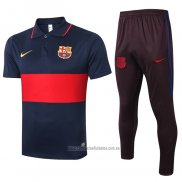 Conjunto Polo Barcelona 2020-2021 Rojo