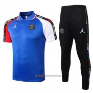 Conjunto Polo del Paris Saint-Germain 2020-2021 Azul