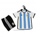 Camiseta del Argentina 3 Estrellas 1ª Equipacion Nino 2022