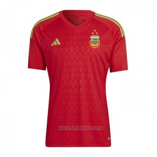 Camiseta del Argentina Portero 2022 Rojo