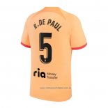 Camiseta del Atletico Madrid Jugador R.De Paul 3ª Equipacion 2022-2023