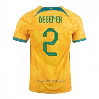 Camiseta del Australia Jugador Degenek 1ª Equipacion 2022