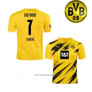 Camiseta del Borussia Dortmund Jugador Sancho 1ª Equipacion 2020-2021