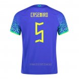 Camiseta del Brasil Jugador Casemiro 2ª Equipacion 2022